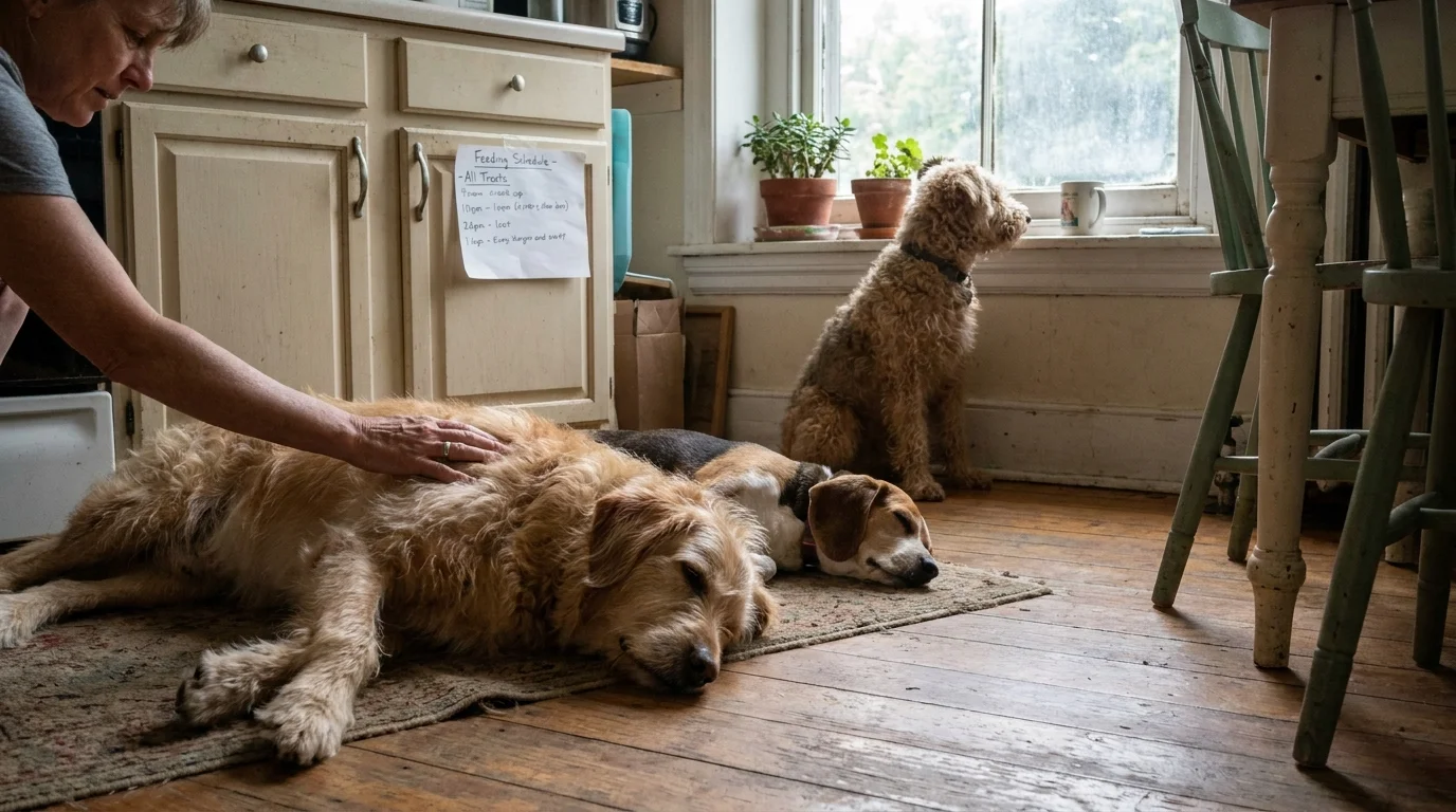 Editorial photograph illustrating: The Essentials of Multi-Dog Harmony