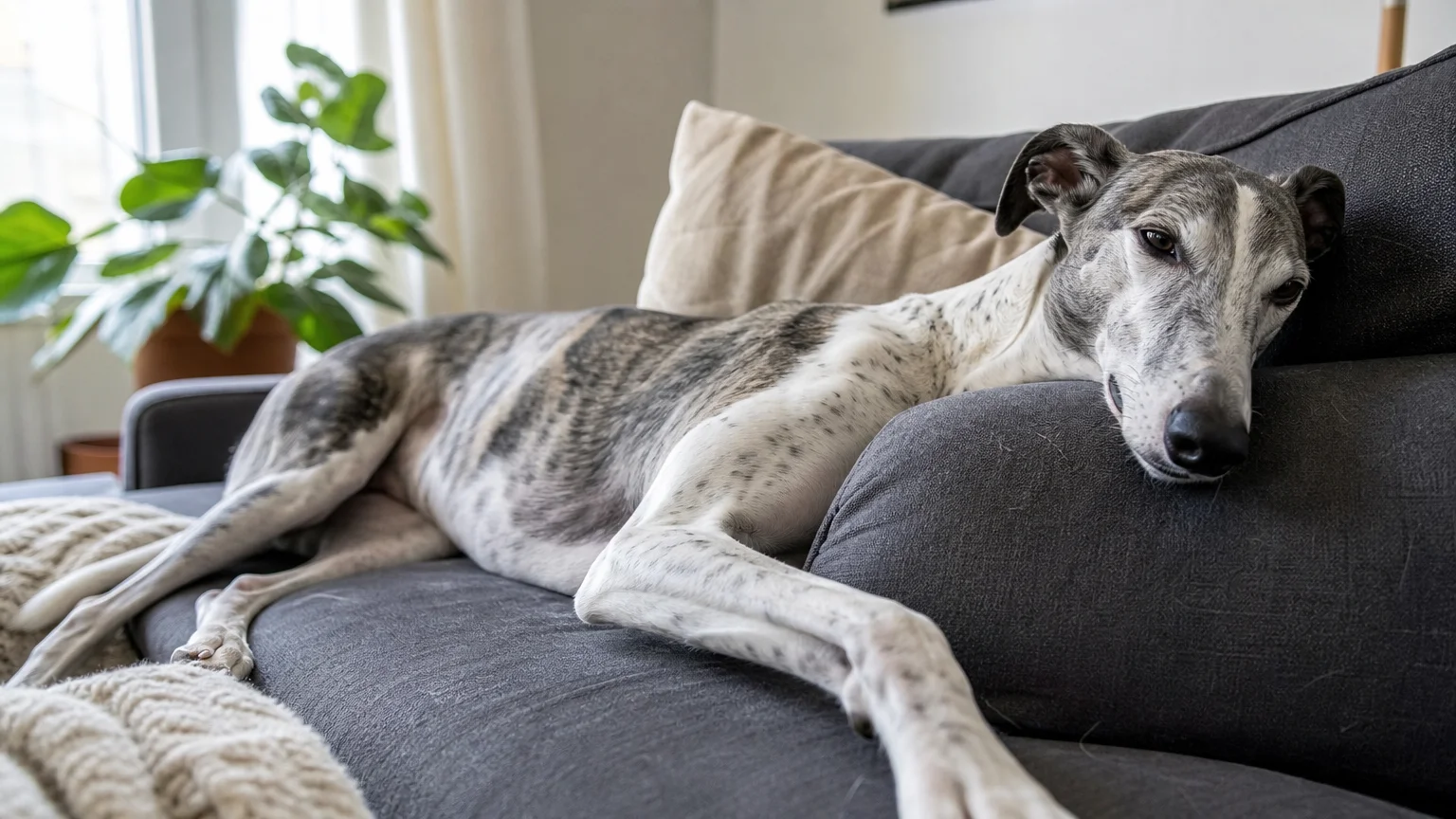 2. Greyhound: The 45-MPH Couch Potato