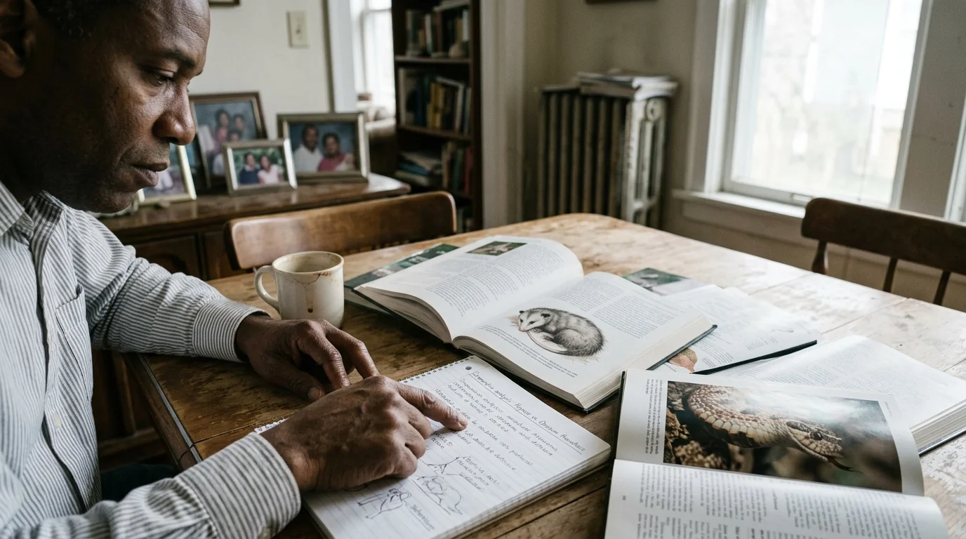 Editorial photograph illustrating: Comparing Death-Feigning Strategies