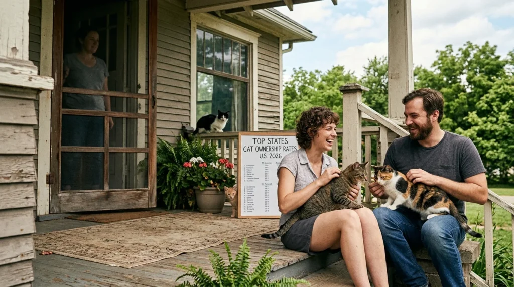 Top States for Cat Ownership Rates U.S. 2026