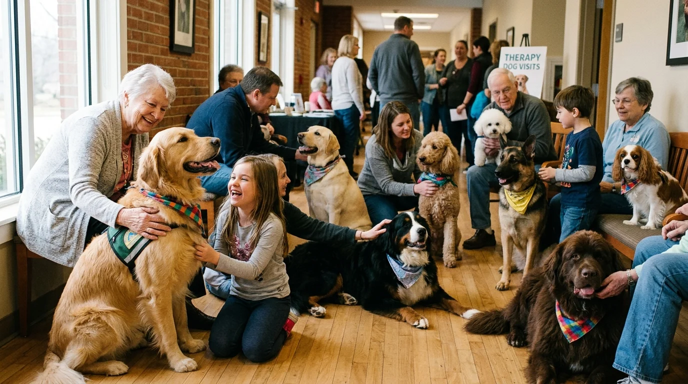 8 Dog Breeds That Excel in Therapy Work