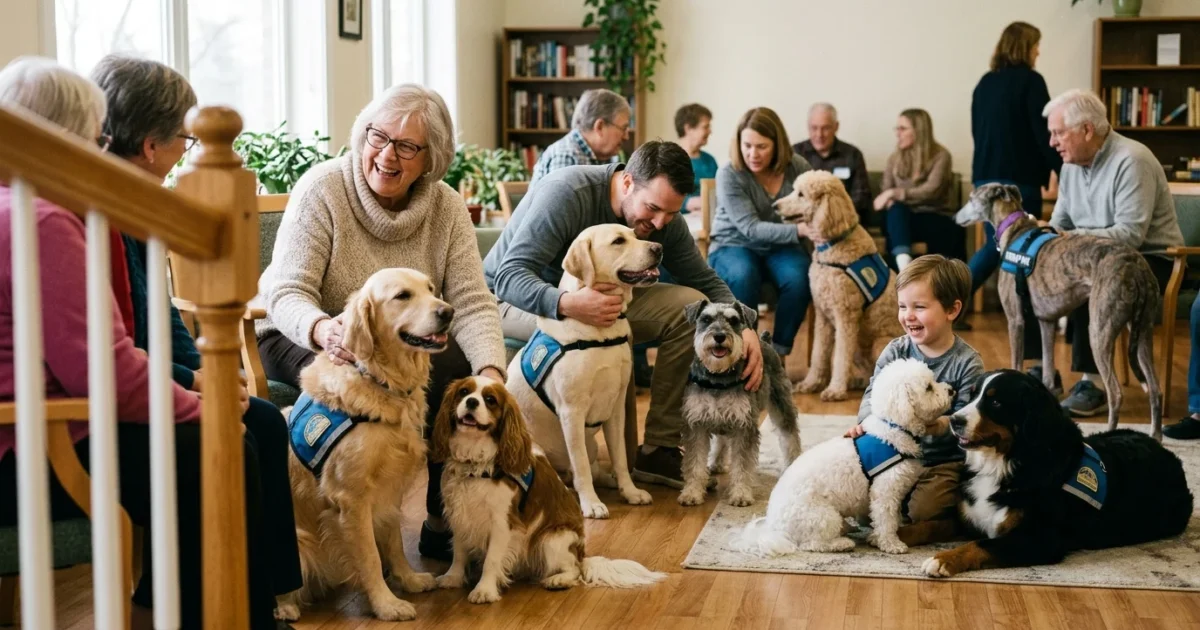 8 Dog Breeds That Make Excellent Therapy Companions