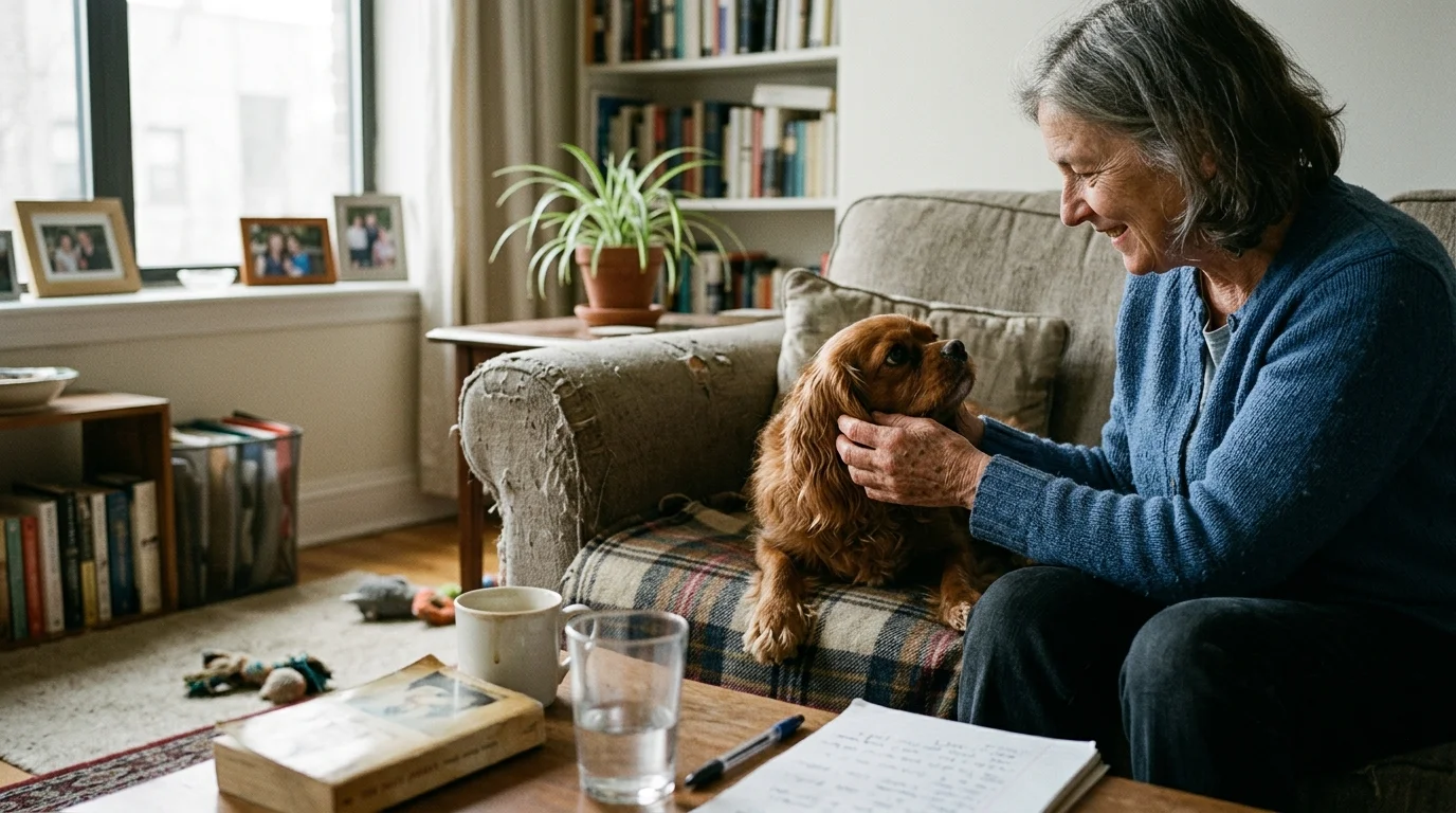 Editorial photograph illustrating: At a Glance: What Makes a Dog Apartment-Friendly?