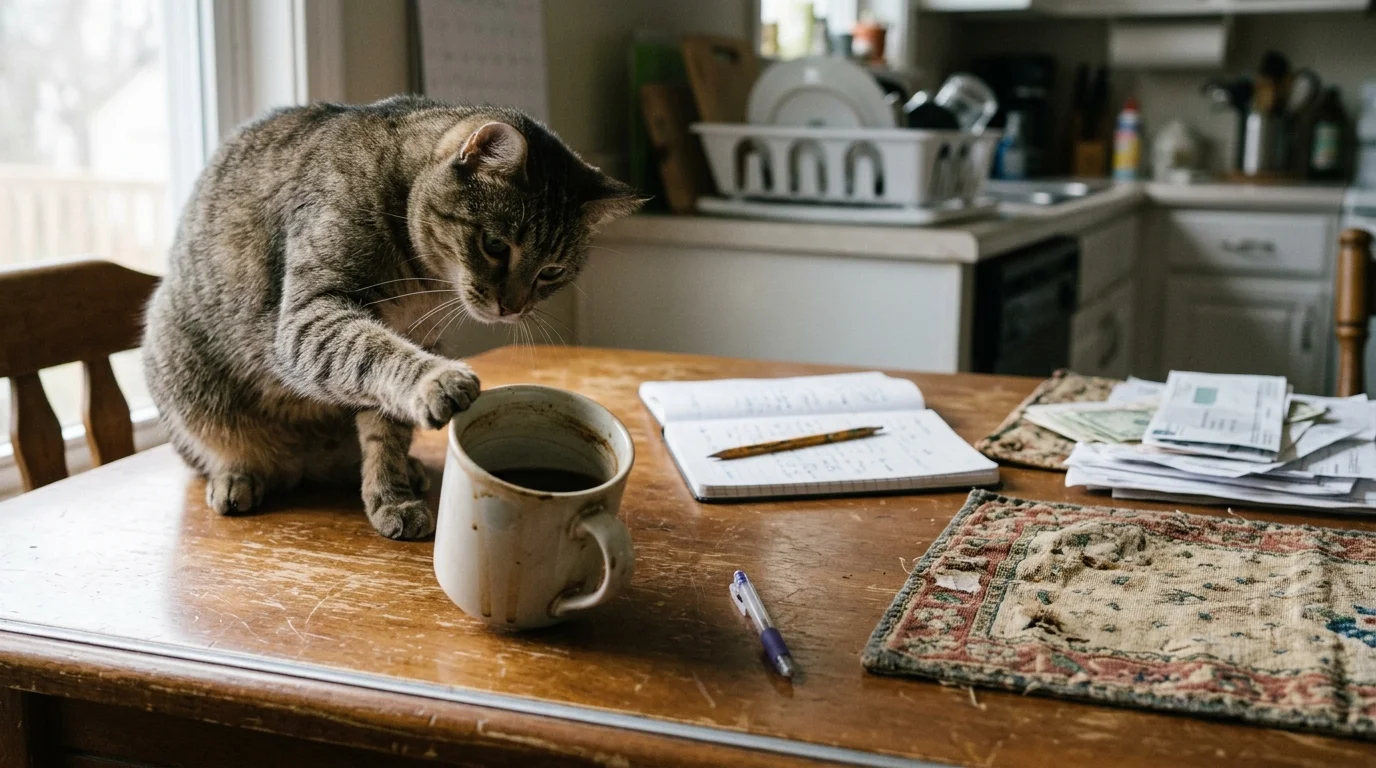 Editorial photograph illustrating: Decoding Your Cat's Nudge: Motivation and Behavior Comparison