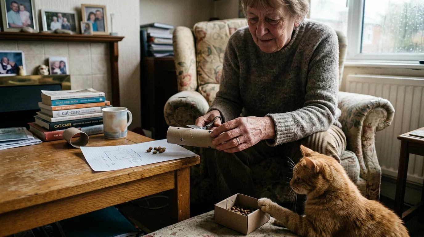 Editorial photograph illustrating: Practical Strategies for Keeping Cats Mentally Engaged